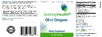 Seeking Health Oil Of Oregano - supplement