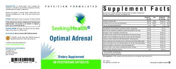 Seeking Health Optimal Adrenal - supplement