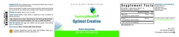 Seeking Health Optimal Creatine - supplement