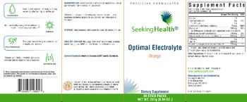Seeking Health Optimal Electrolyte Orange - supplement