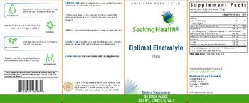 Seeking Health Optimal Electrolyte Plain - supplement