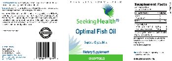 Seeking Health Optimal Fish Oil - supplement