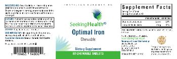 Seeking Health Optimal Iron Chewable - supplement