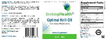 Seeking Health Optimal Krill Oil - supplement