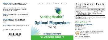 Seeking Health Optimal Magnesium 150 mg - supplement