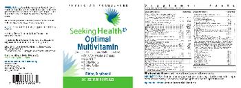 Seeking Health Optimal Multivitamin - supplement