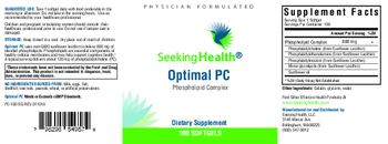 Seeking Health Optimal PC - supplement