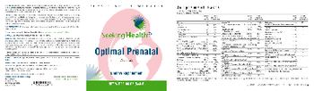 Seeking Health Optimal Prenatal Chocolate - supplement