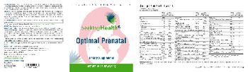 Seeking Health Optimal Prenatal Vanilla - supplement