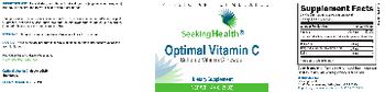 Seeking Health Optimal Vitamin C - supplement
