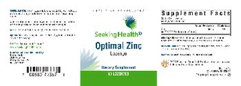 Seeking Health Optimal Zinc Lozenge - supplement