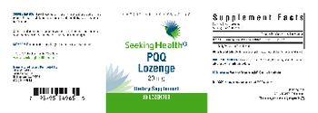 Seeking Health PQQ Lozenge 20 mg - supplement