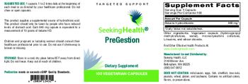 Seeking Health PreGestion - supplement