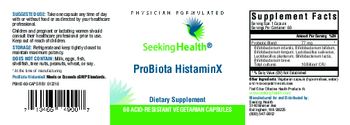 Seeking Health ProBiota HistaminX - supplement