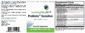 Seeking Health ProBiota Sensitive - probiotic supplement