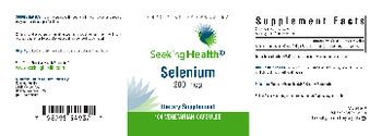 Seeking Health Selenium 200 mcg - supplement