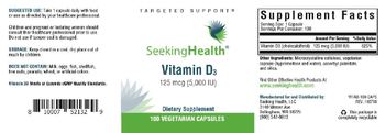 Seeking Health Vitamin D3 125 mcg (5,000 IU) - supplement