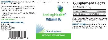 Seeking Health Vitamin K2 - supplement