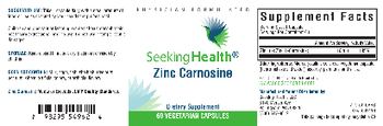 Seeking Health Zinc Carnosine - supplement