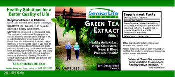 SeniorLife Health Green Tea Extract 500 mg - 
