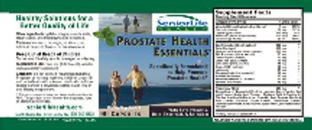 SeniorLife Health Prostate Health Essentials - supplement
