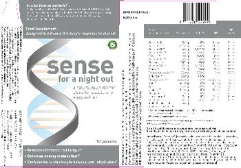 Sense For A Night Out - food supplement