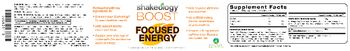 Shakeology Boost Focused Energy - supplement