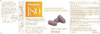 Shaklee 180 Metabolic Boost - supplement
