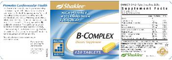 Shaklee B-Complex - supplement