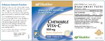 Shaklee Chewable Vita-C100 mg - supplement