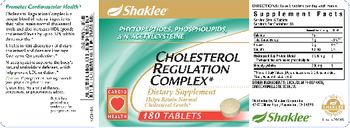 Shaklee Cholesterol Regulation Complex - supplement