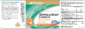 Shaklee Defend & Resist Complex - supplement