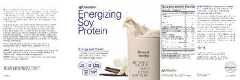 Shaklee Energizing Soy Protein Natural Vanilla Flavor - supplement