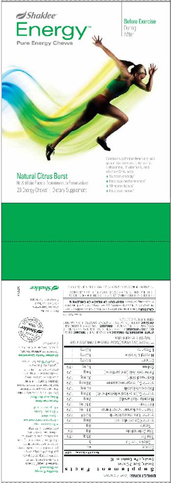 Shaklee Energy Natural Citrus Burst - supplement
