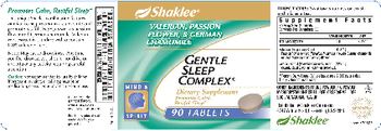 Shaklee Gentle Sleep Complex - supplement