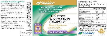 Shaklee Glucose Regulation Complex - supplement