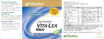 Shaklee High Potency Vita-Lea Men - supplement