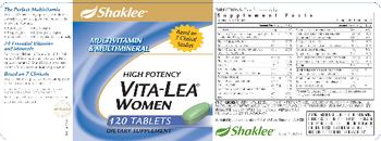 Shaklee High Potency Vita-Lea Women - supplement