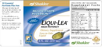 Shaklee Liqui-Lea Natural Fruit Flavor - supplement