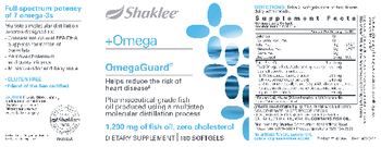 Shaklee OmegaGuard - supplement