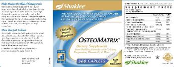 Shaklee OsteoMatrix - supplement