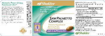 Shaklee Saw Palmetto Complex - supplement