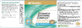 Shaklee Stomach Soothing Complex - supplement
