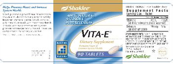 Shaklee Vita-E - supplement