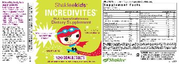 Shakleekids Incredivites - supplement