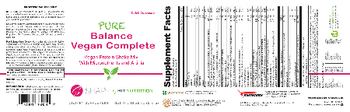 Shape By HIT Nutrition Pure Balance Vegan Complete Dutch Chocolate - supplement