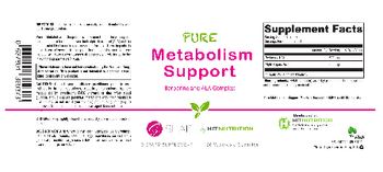 Shape By HIT Nutrition Pure Metabolism Support - supplement