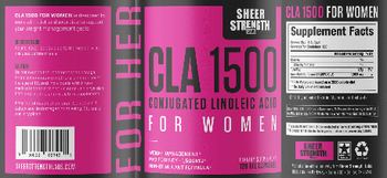 Sheer Strength Labs CLA 1500 for Women - supplement