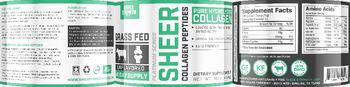 Sheer Strength Labs Platinum Series Sheer Collagen Peptides Unflavored - supplement