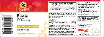 ShopRite Biotin 1000 mcg - supplement
